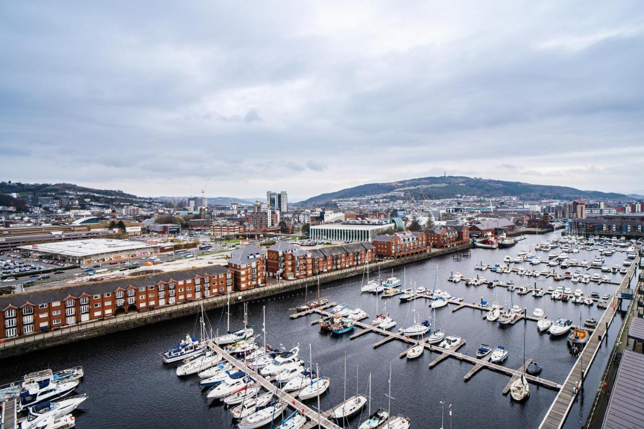 Coastal City Rooms - Waterfront Swansea Kültér fotó